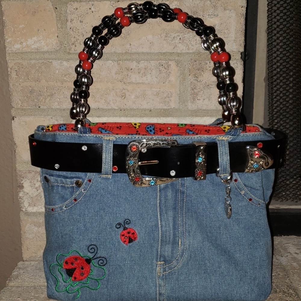 Demin jean purse